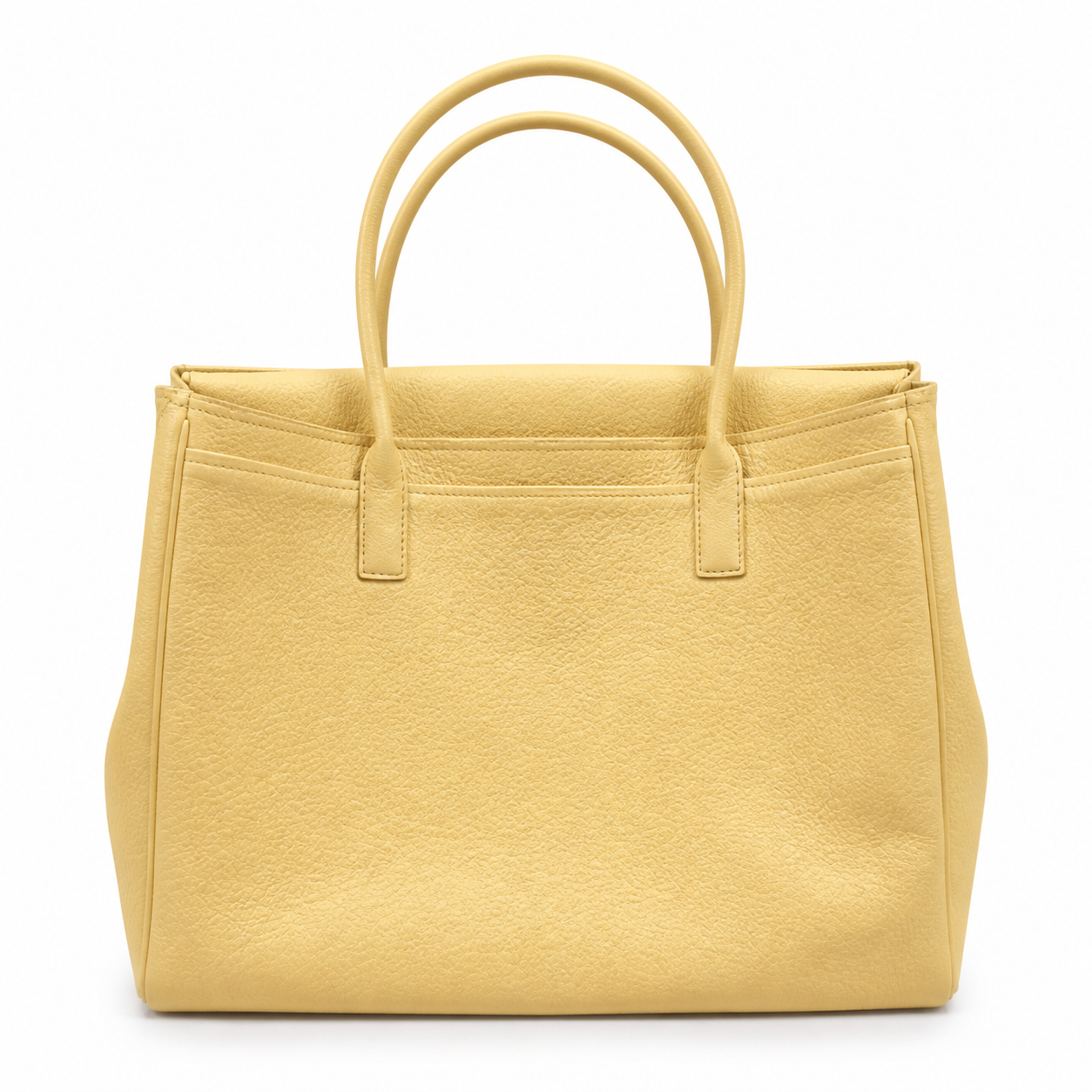 Chanel Large Neo Executive Tote Butter Yellow Grained Calfskin | Gold CC Turn-Lock — 43cm