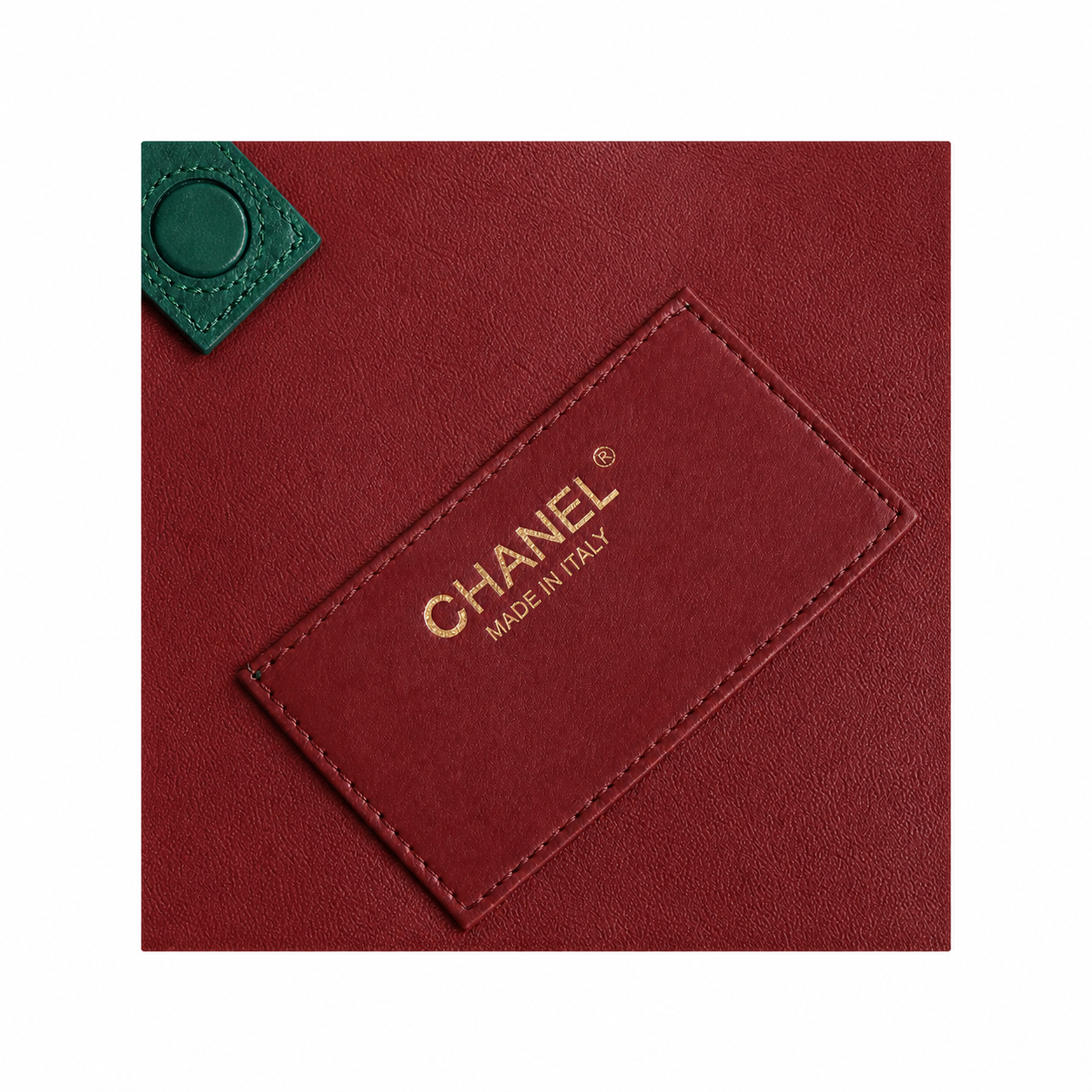 Chanel 31 Large Shopping Bag Forest Green Lambskin | Gold CC Bar & Crossbody Strap — 32cm
