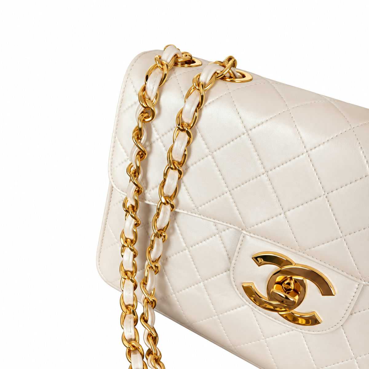 Chanel Quilted Travel Shoulder Bag 30cm