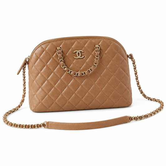 Chanel Quilted Lambskin Vertical Shoulder Bag 20.5×28.5×7cm