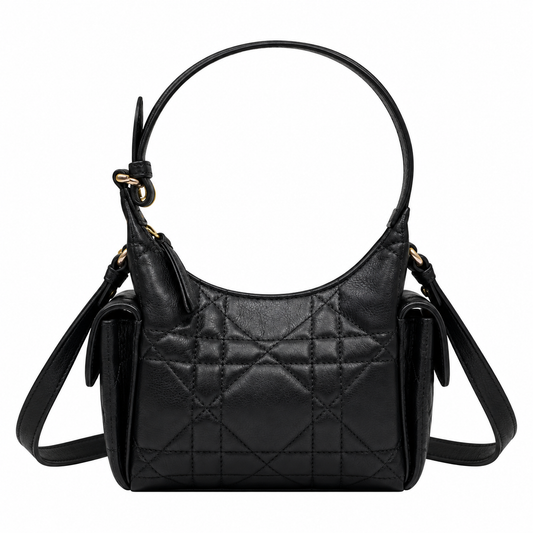 Dior Cannage Quilted Box Top Handle Bag 19cm