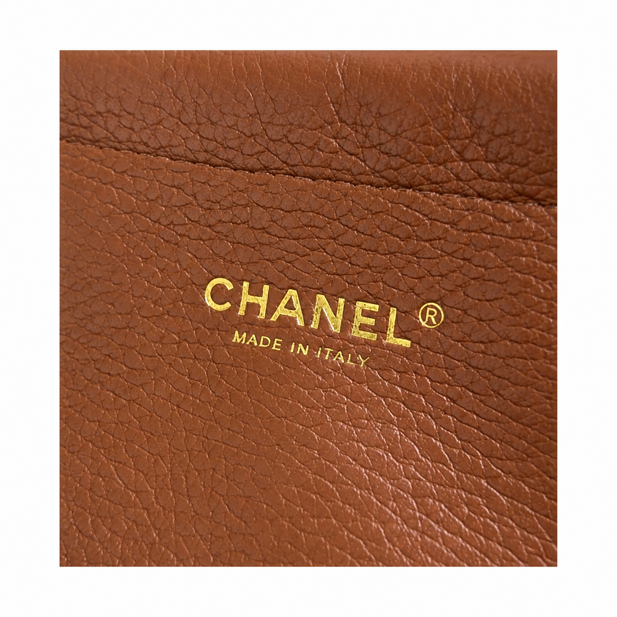 Chanel Large Tote Bag Natural Beige Quilted Canvas & Cognac Leather | Gold CC Turn-Lock — 42cm