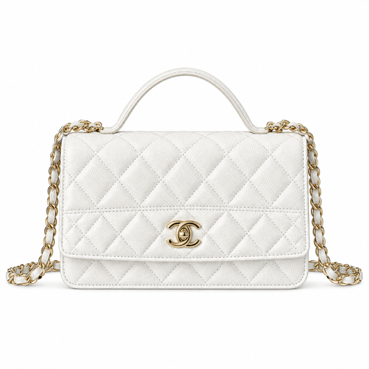 Chanel Quilted Evening Chain Bag 18.5cm