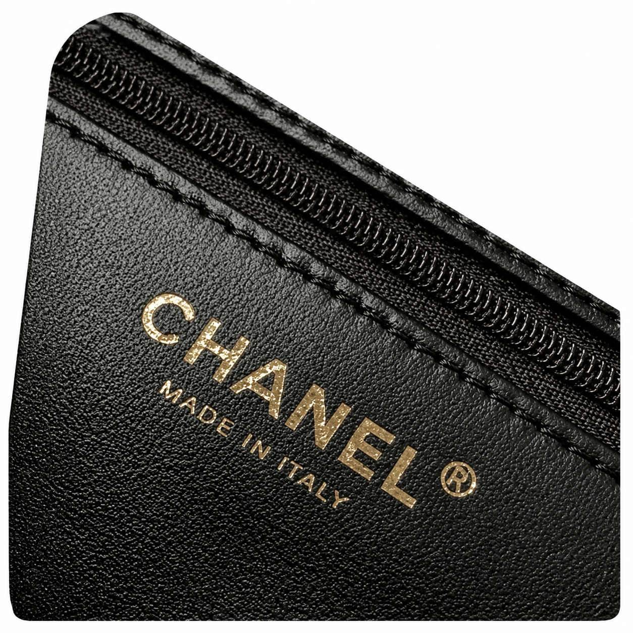 Chanel Shearling Quilted Flap Bag | Gold Leather Chain Black — 12x18cm