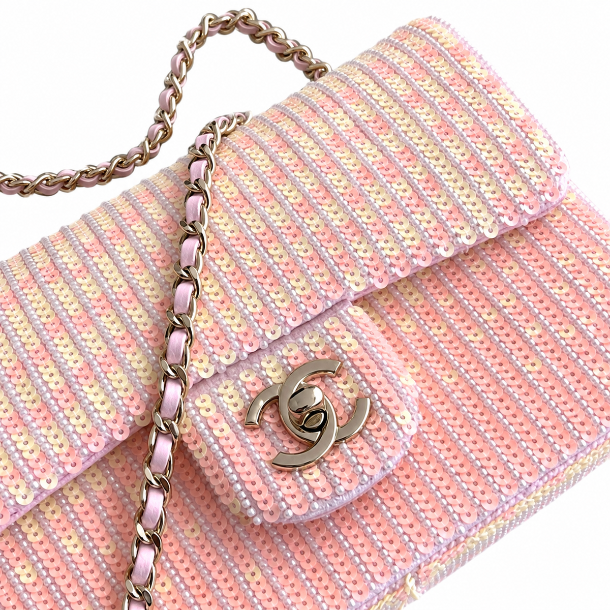 Chanel Quilted Mini Flap Shoulder Bag 14×21×8cm
