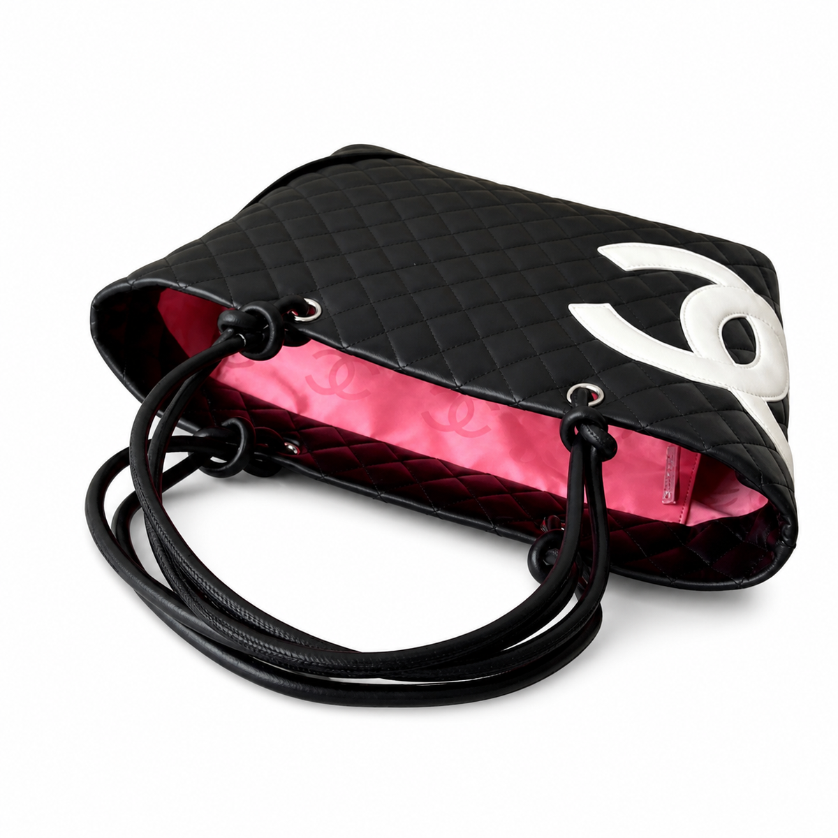 Chanel Quilted CC Top Handle Bag | Detachable Chain — 30cm