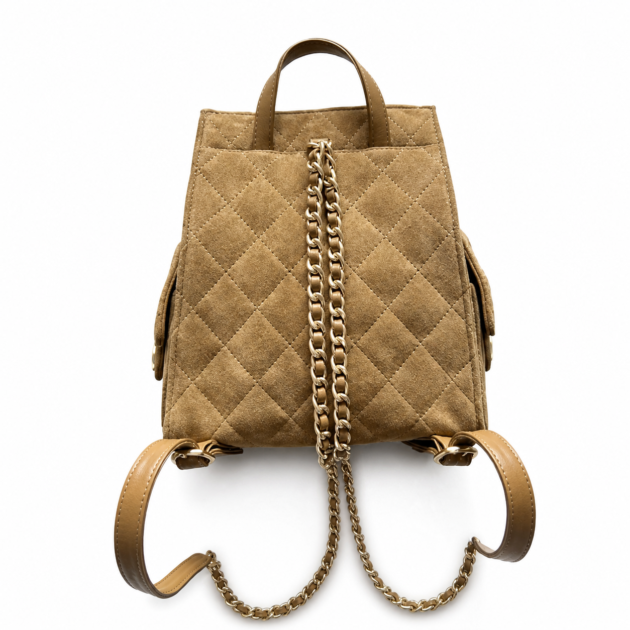 Chanel Classic Quilted Backpack | CC Hardware Chain Straps — 23cm Large