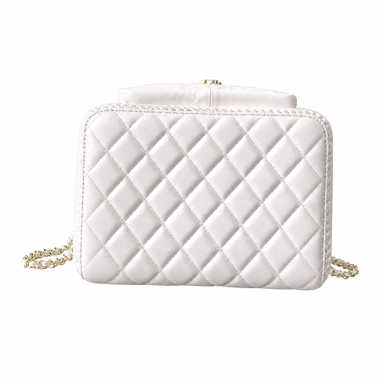 Chanel Classic Quilted Backpack with CC Hardware & Adjustable Chain Straps — 31cm