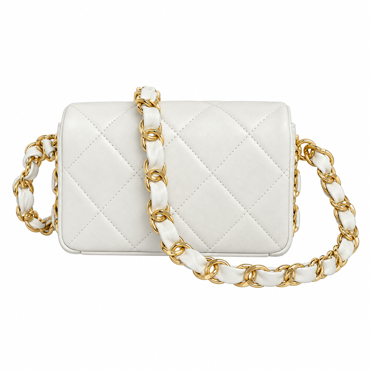 Chanel Quilted CC Mini Flap Bag 12×16×5cm