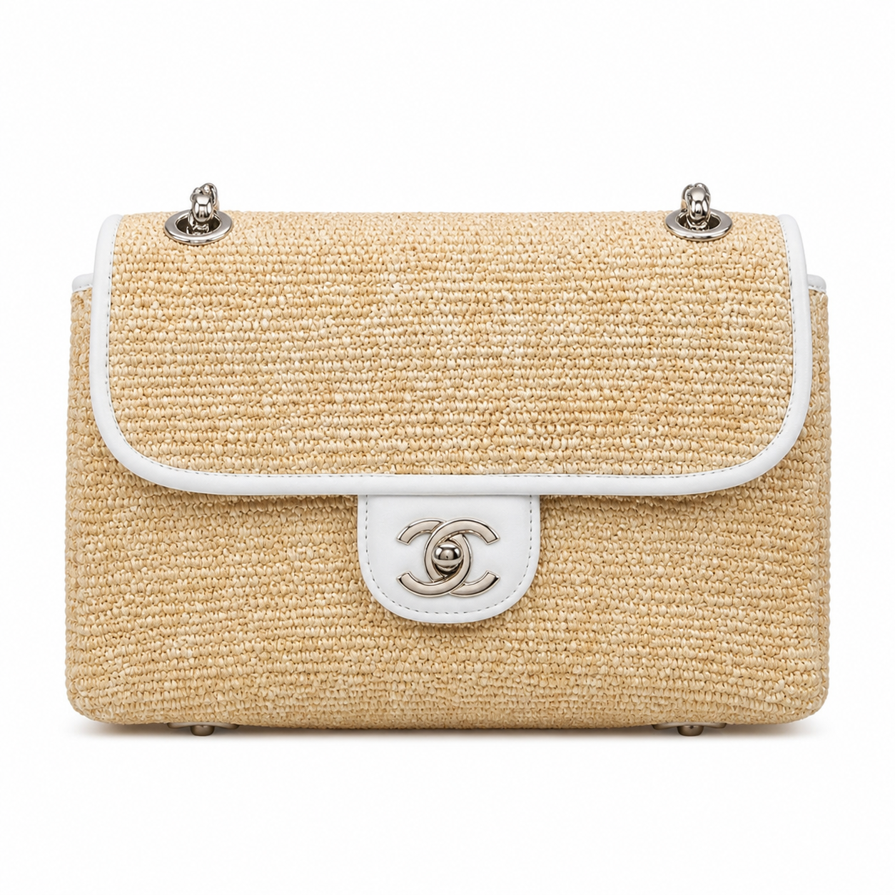 Chanel Classic Quilted Compact Flap Bag | CC Hardware & Gold Chain — 23cm