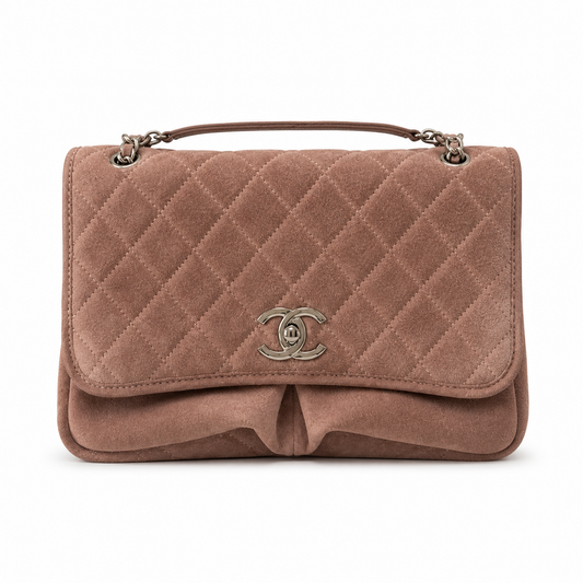 Chanel Classic Quilted Grand Flap Bag | CC Hardware & Gold Chain — 34cm