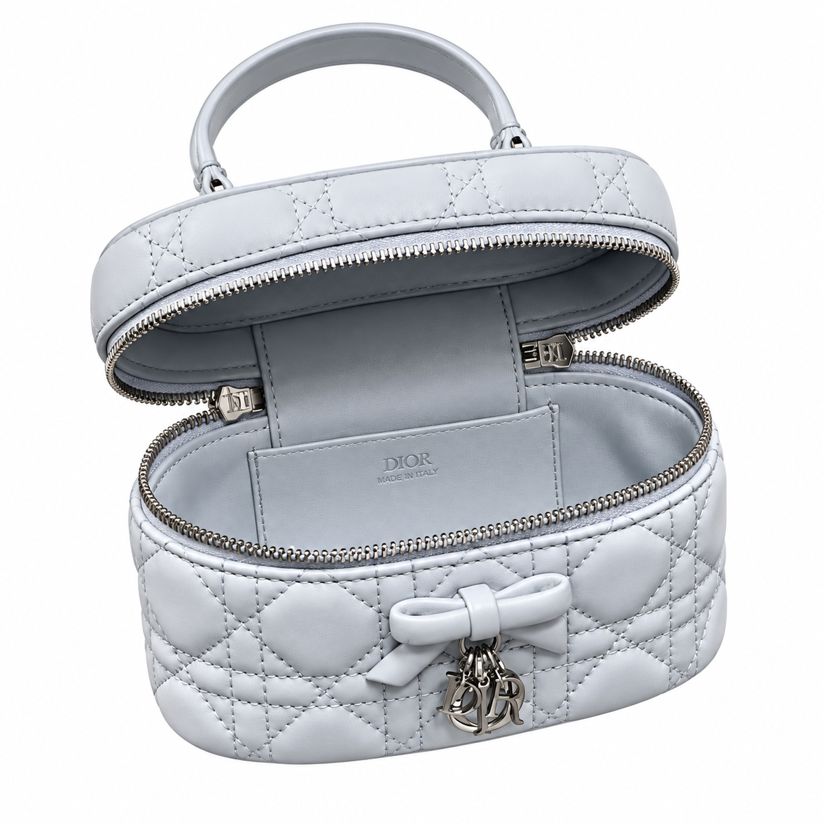 Dior Cannage Quilted Small Top Handle Bag 17.5cm