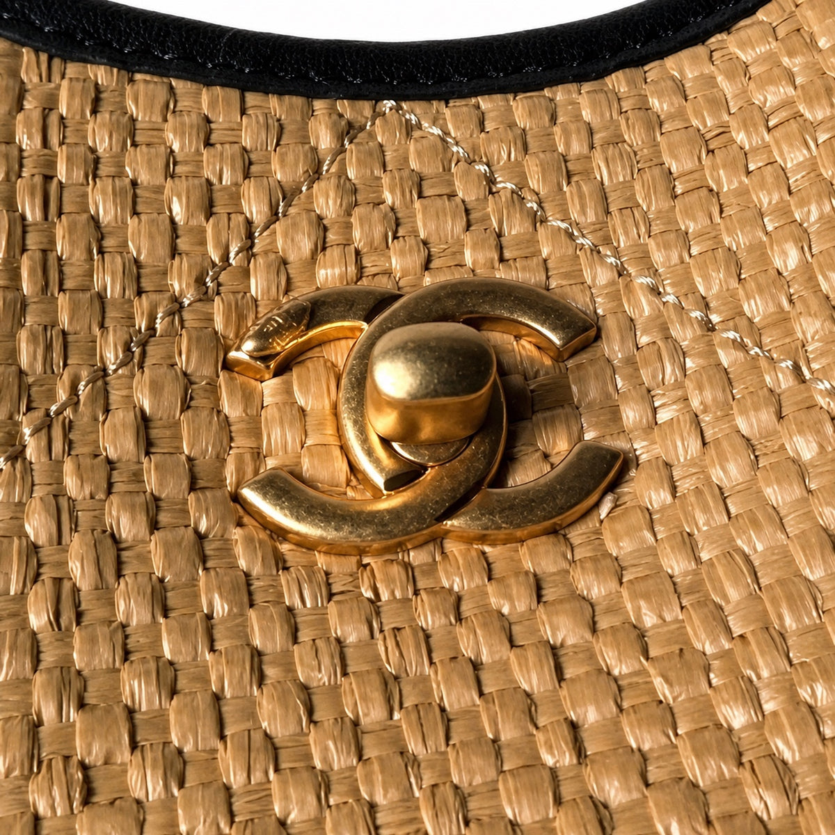 Chanel Classic Quilted Shoulder Bag | CC Hardware & Gold Chain — 28cm