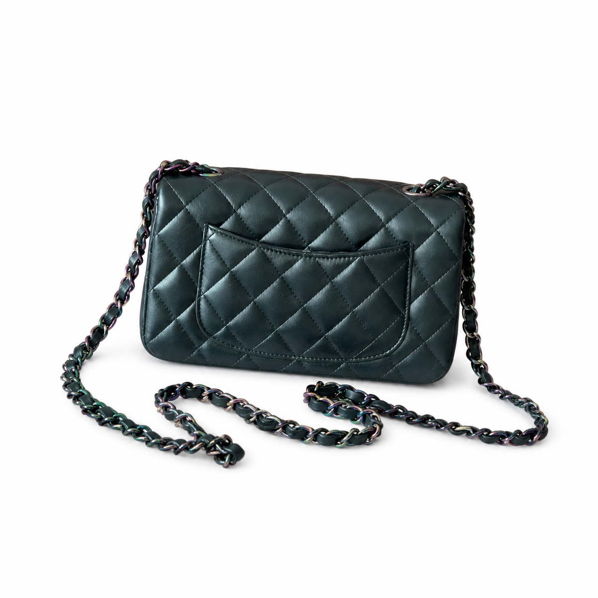 Chanel Classic Quilted Flap Bag | CC Hardware & Chain — 20cm