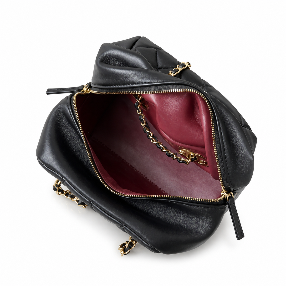 Chanel Classic Quilted Flap Bag | CC Turn-Lock Leather Chain Strap — 16cm