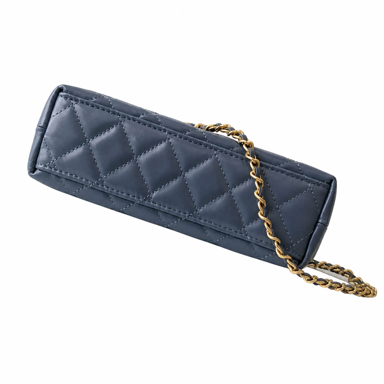 Chanel Classic Quilted Mini Flap Bag | CC Turn-Lock Leather Chain Strap — 13x19cm