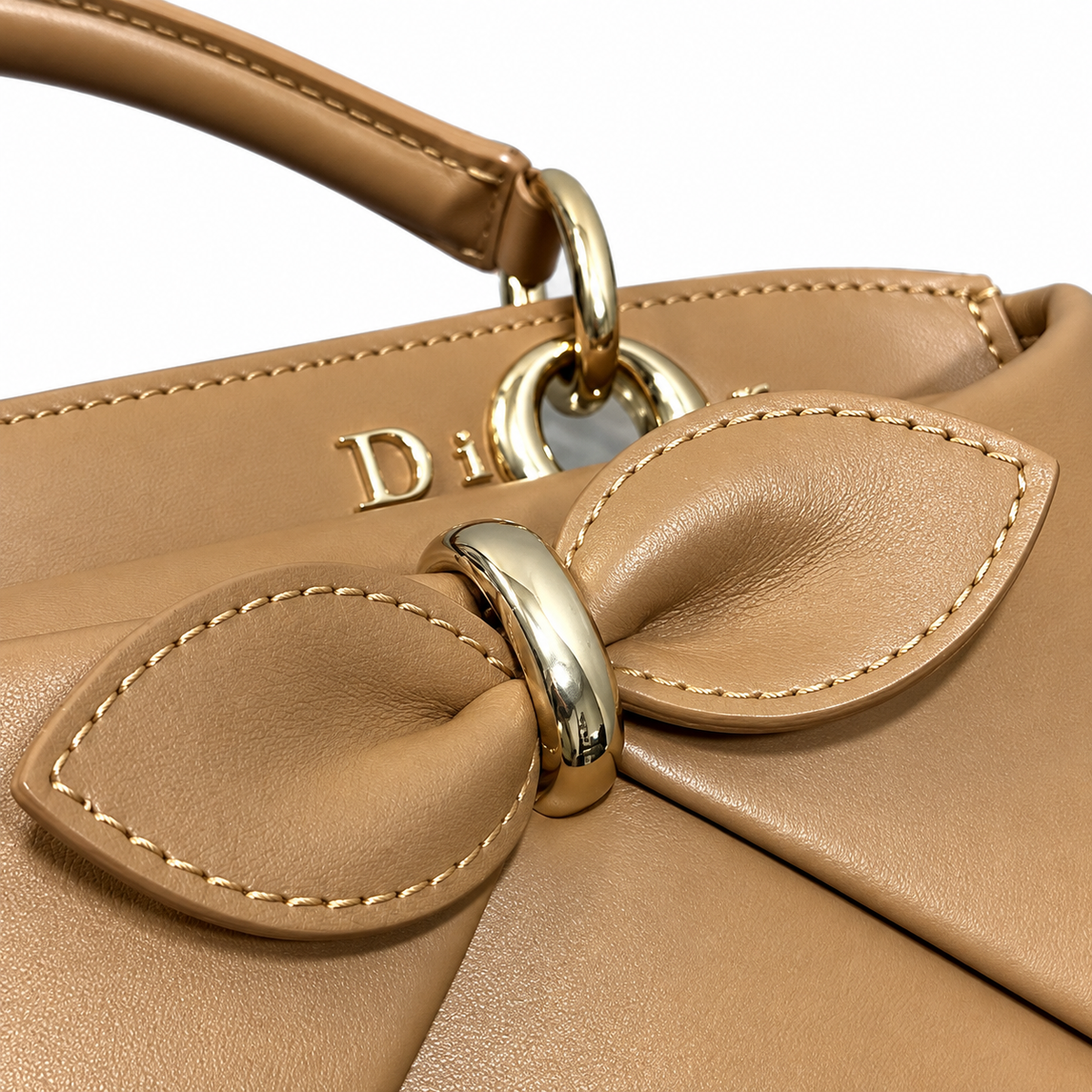 Dior Cannage Quilted Tall Top Handle Bag 28cm