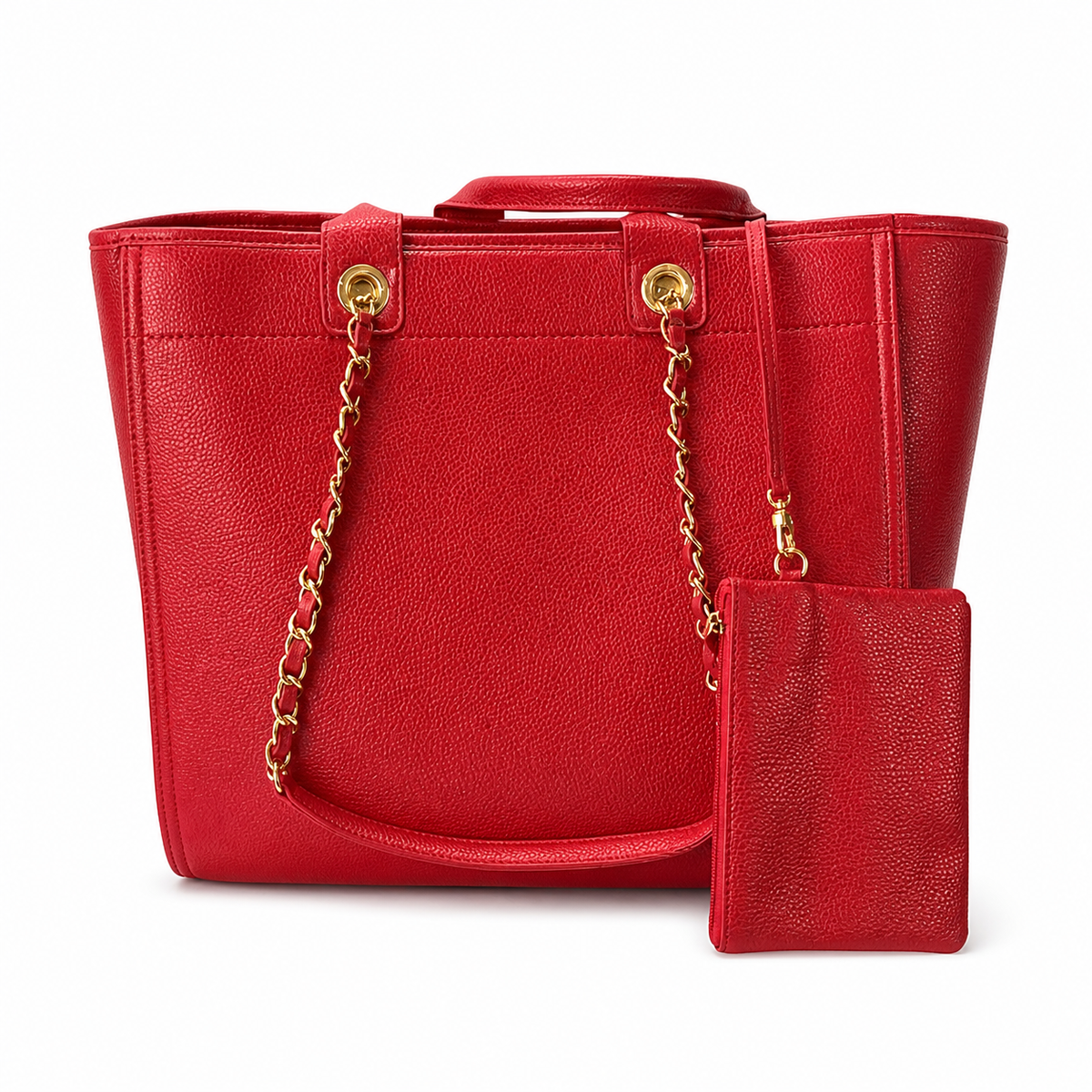 Chanel Classic Quilted Flap Bag | CC Turn-Lock Leather Chain Strap — 30x50cm