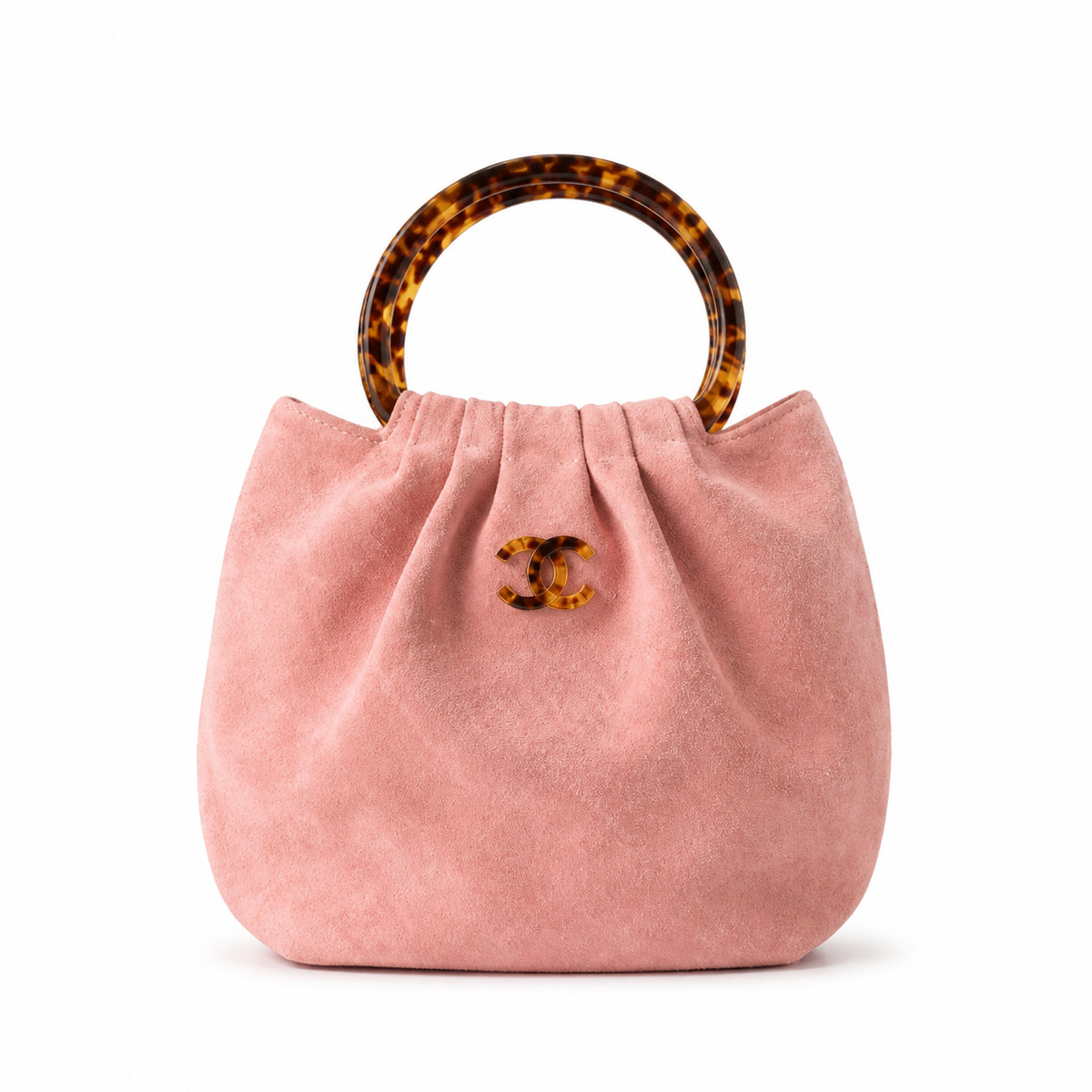 Chanel Classic Quilted Top Handle Handbag | CC Turn-Lock Chain Strap — 24cm