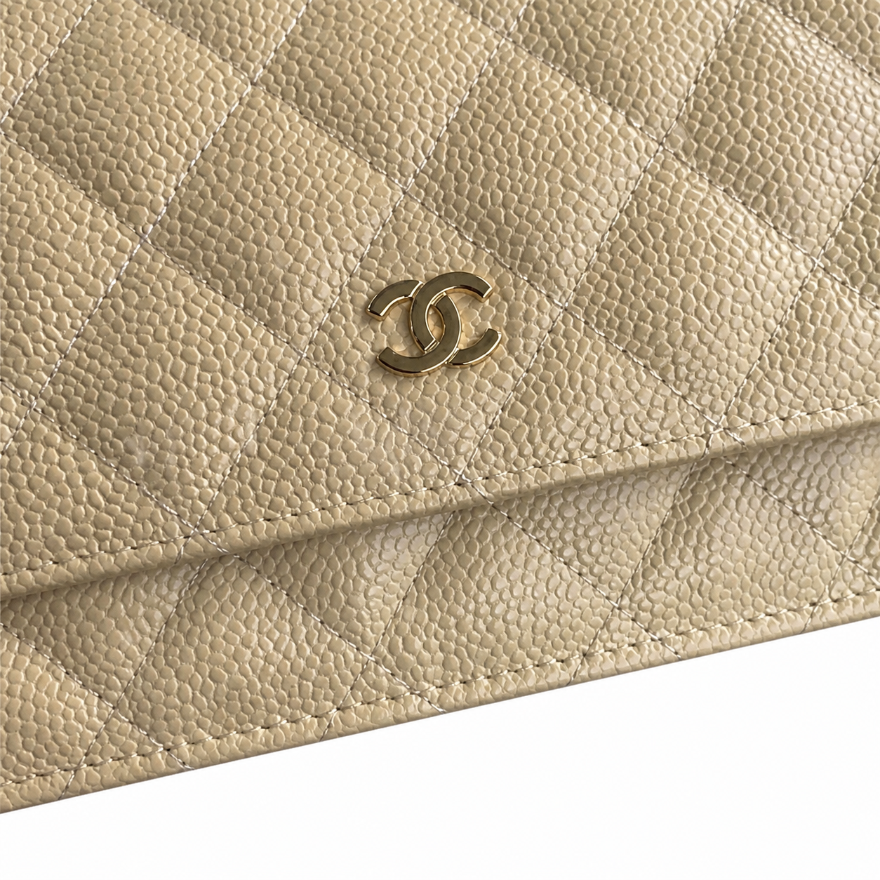 Chanel Classic Quilted Flap Bag | CC Turn-Lock Leather Chain Strap — 19cm