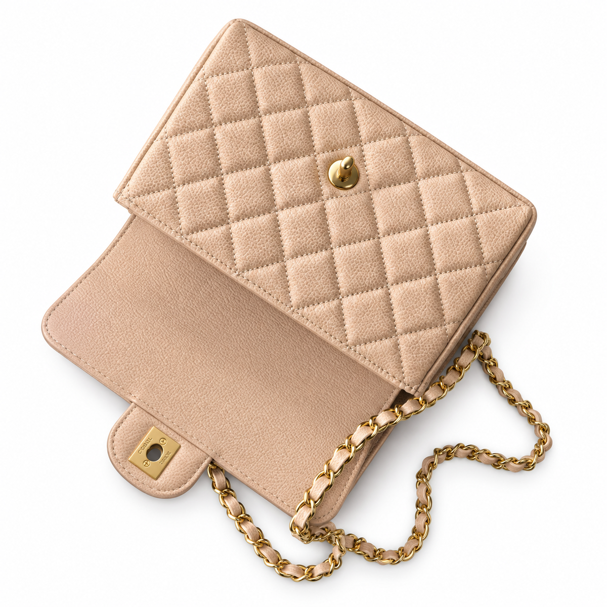 Chanel Quilted Slim Vertical Shoulder Bag 14×22×6.5cm