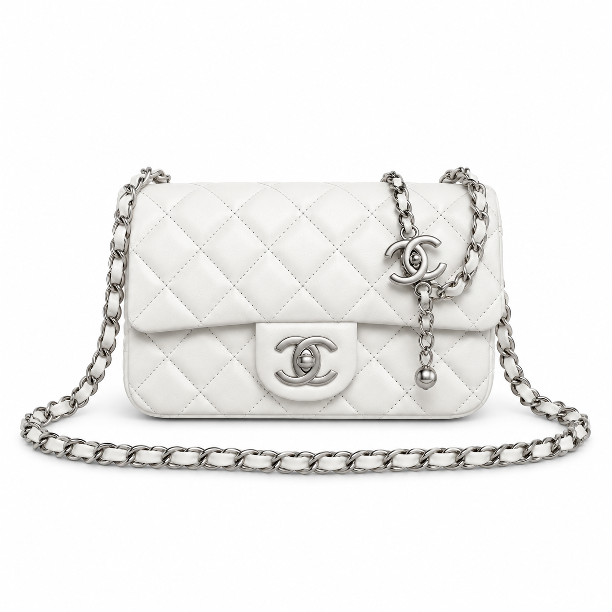 Chanel Quilted Evening Shoulder Bag 20×13×7cm