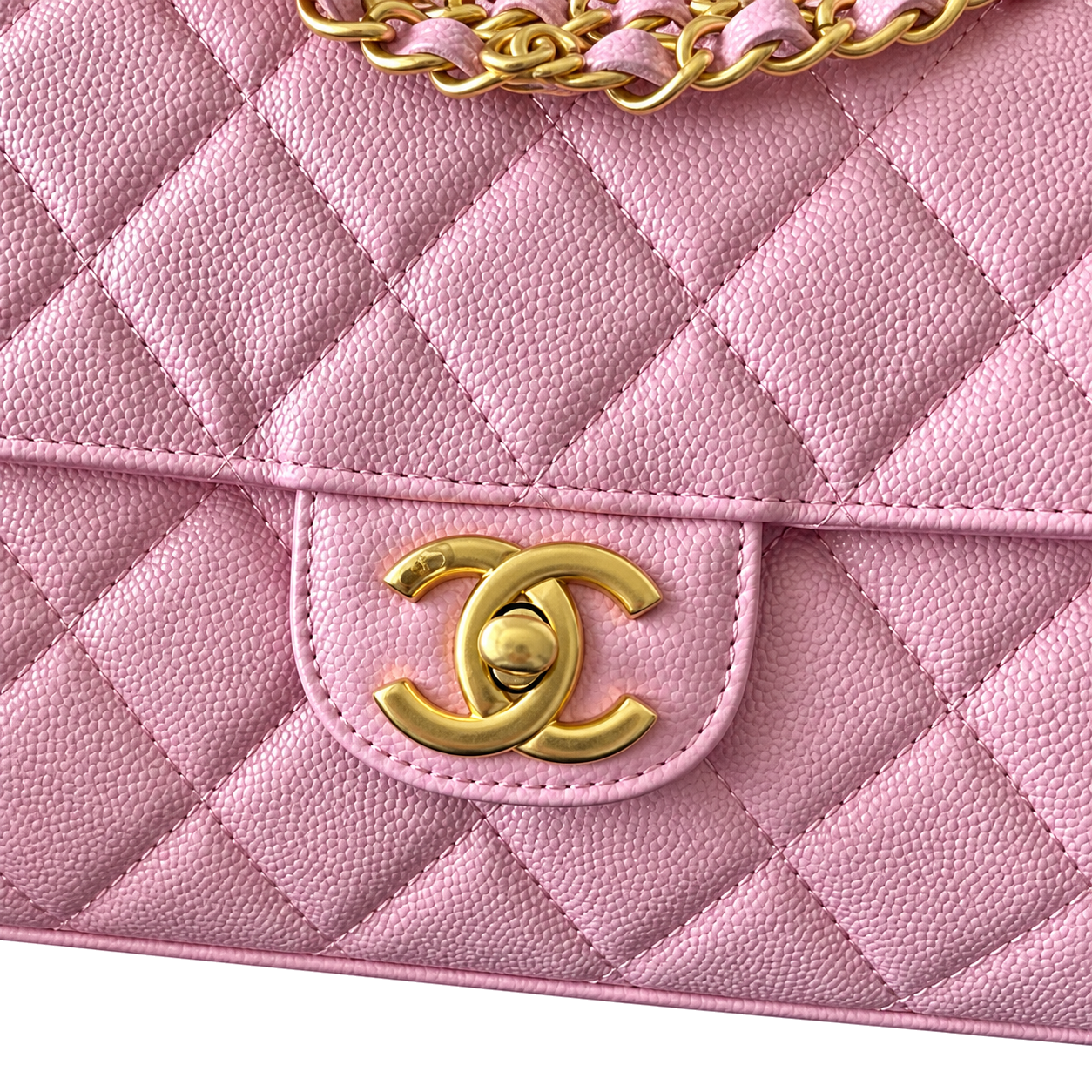 Chanel Quilted Mini Top Handle Bag 22×14.5×7cm