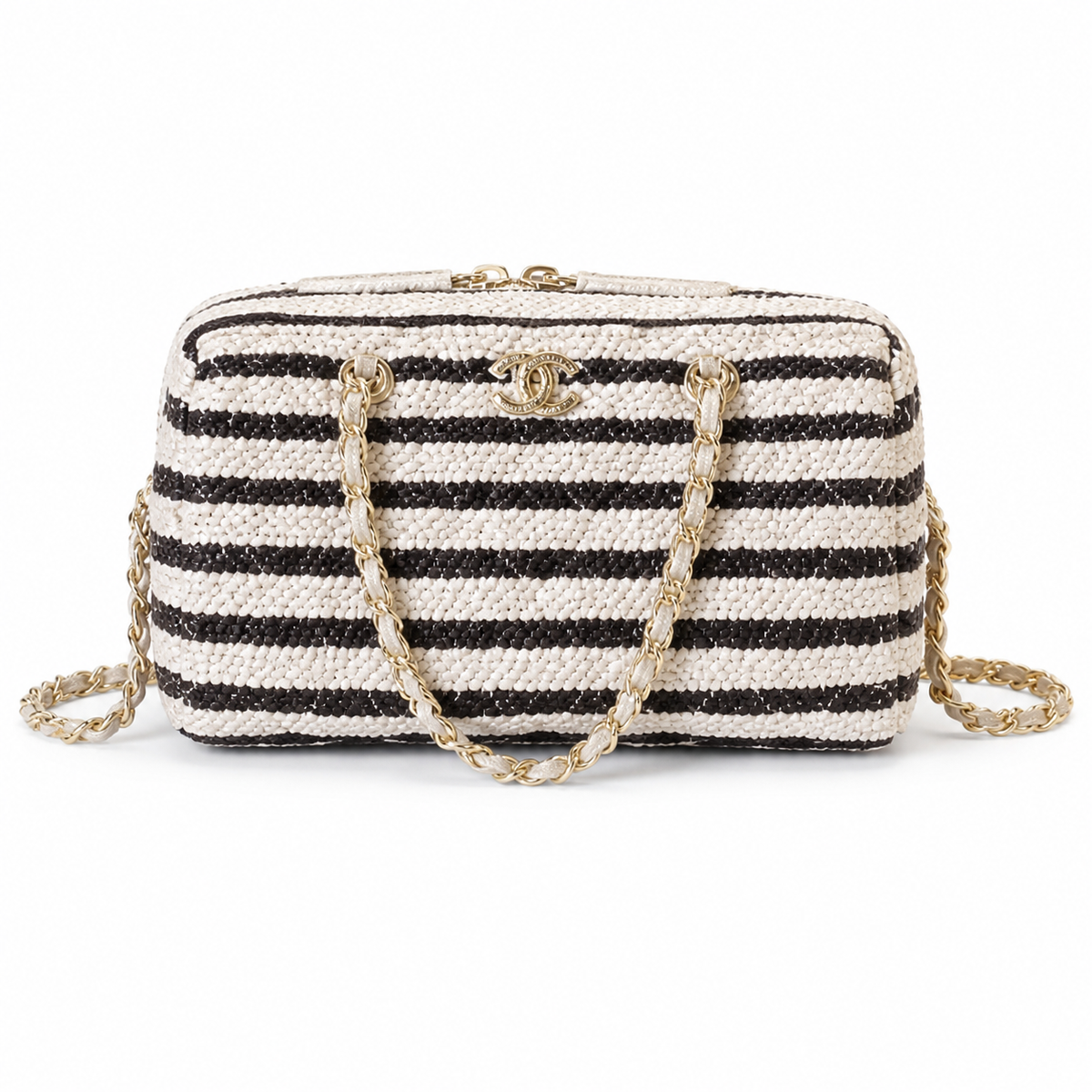 Chanel CC Quilted Mini Flap Bag | Gold Hardware & Chain — 18cm