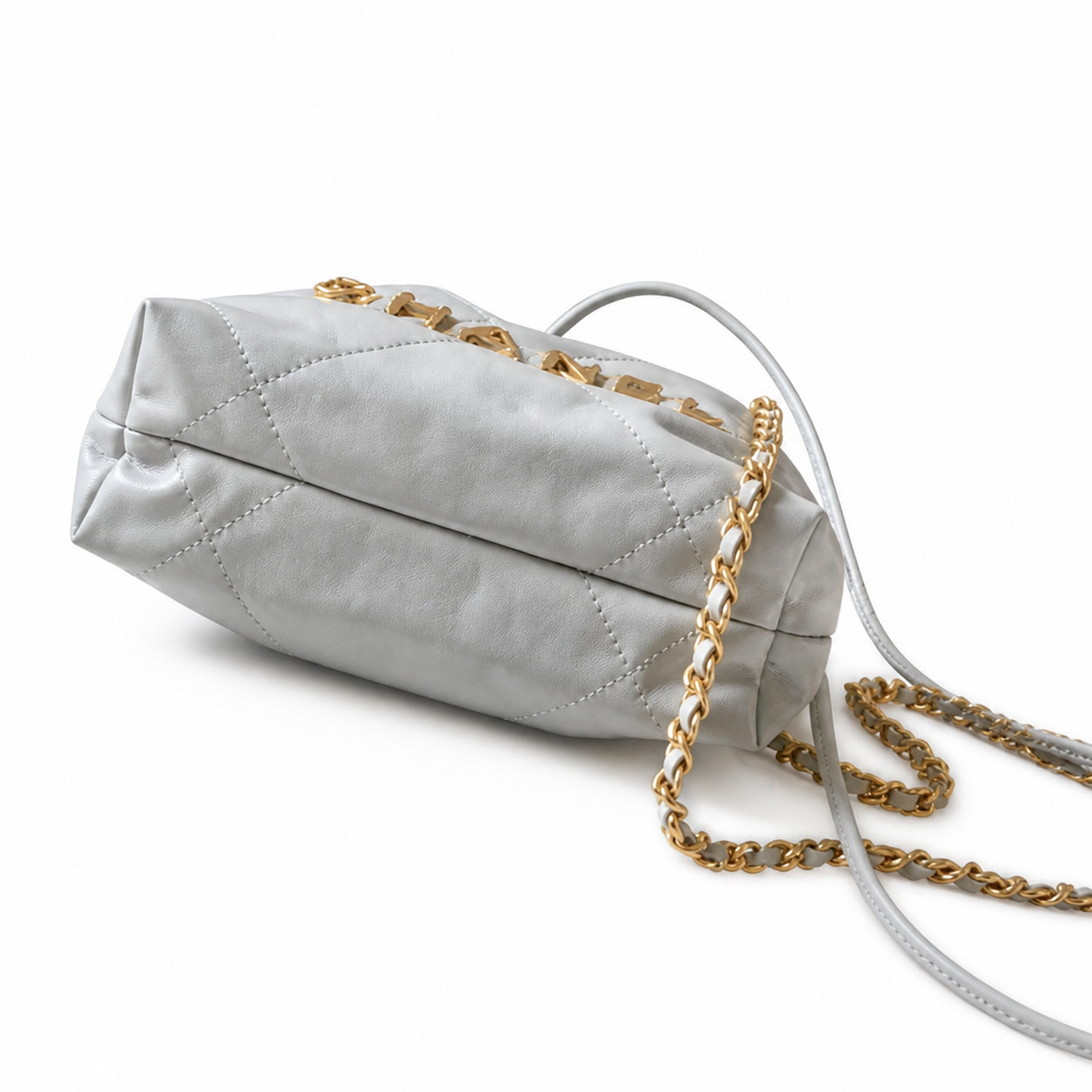 Chanel Classic Quilted Mini Tote Bag | CC Hardware Leather Chain Strap — 19x20cm