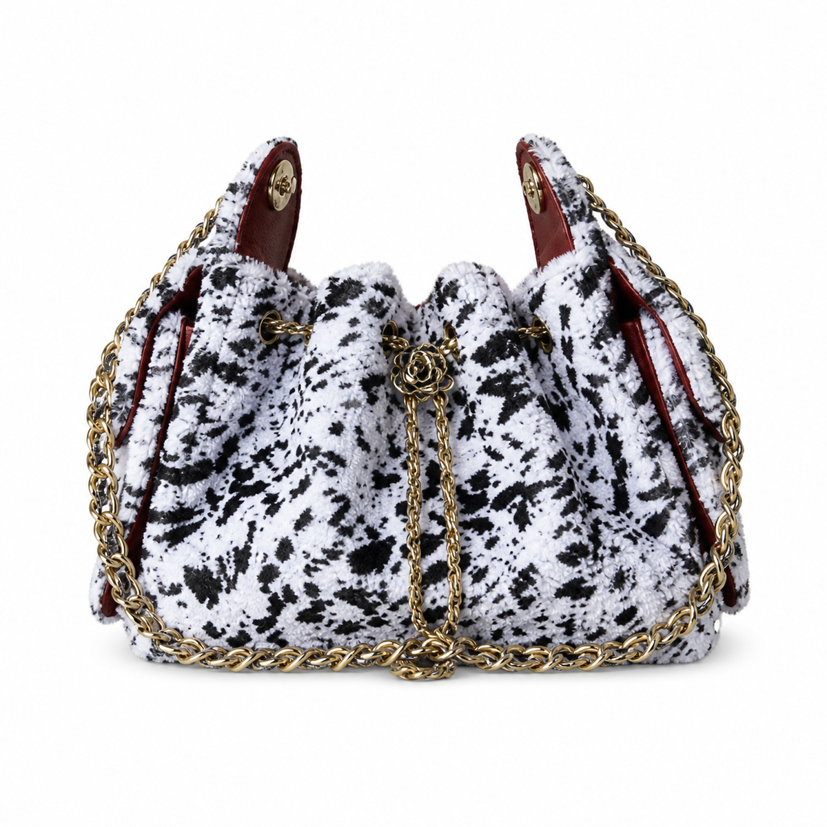 Chanel Classic Quilted Medium Top Handle Handbag | CC Turn-Lock Chain Strap — 20cm
