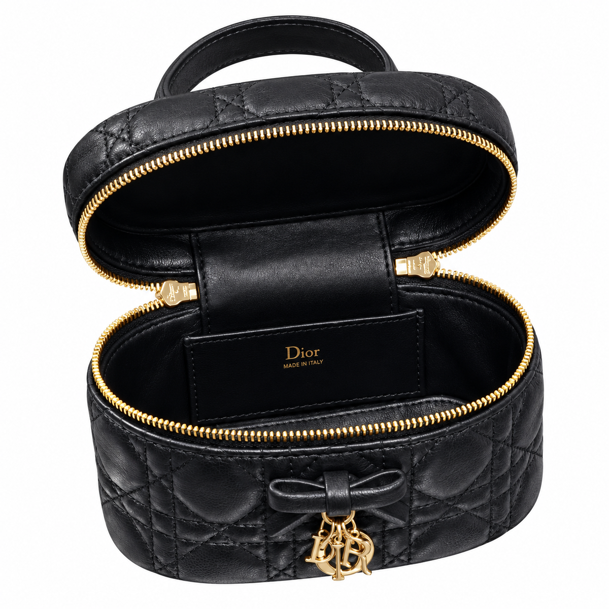 Dior Cannage Quilted Crossbody Mini Bag 17.5cm