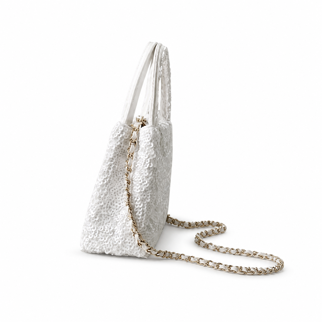 Chanel Classic Quilted Mini Flap Bag | CC Turn-Lock Leather Chain Strap — 13x19cm