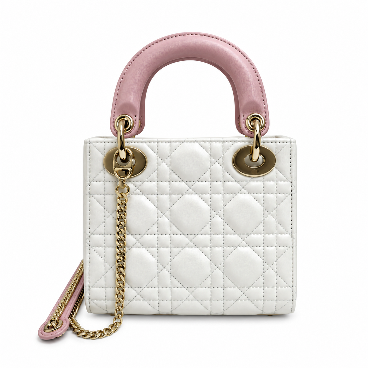 Dior Cannage Quilted Compact Flap Bag