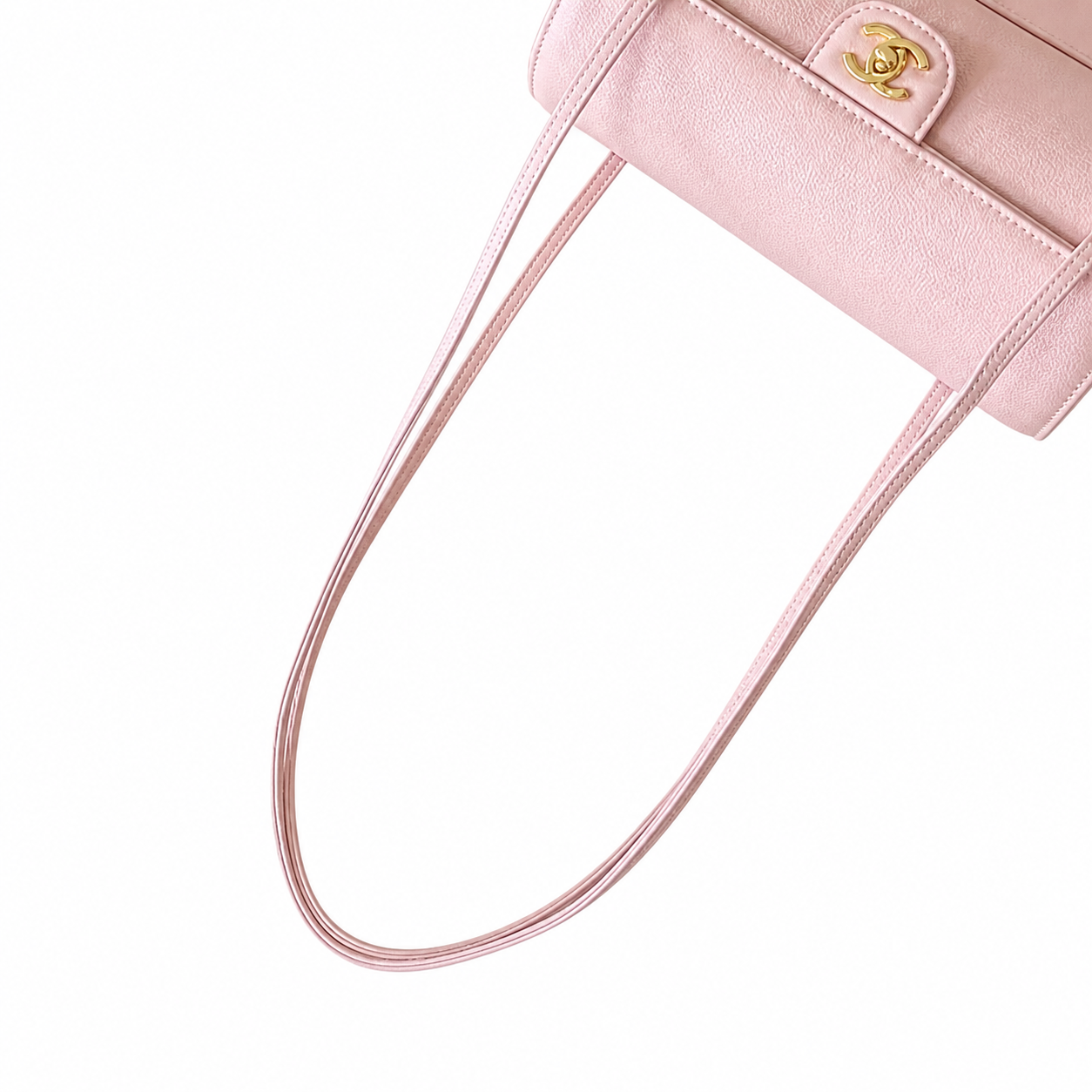 Chanel Blush Pink Cylindrical Shoulder Bag | Twin Rope Strap — 20cm