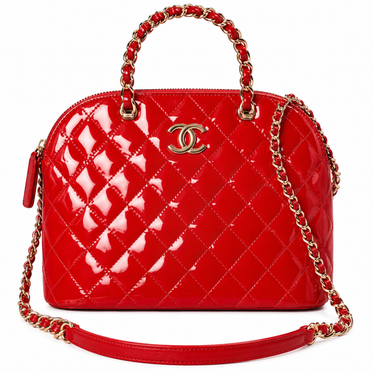 Chanel Quilted Contrast Stitch Vertical Bag 20.5×28.5×7cm