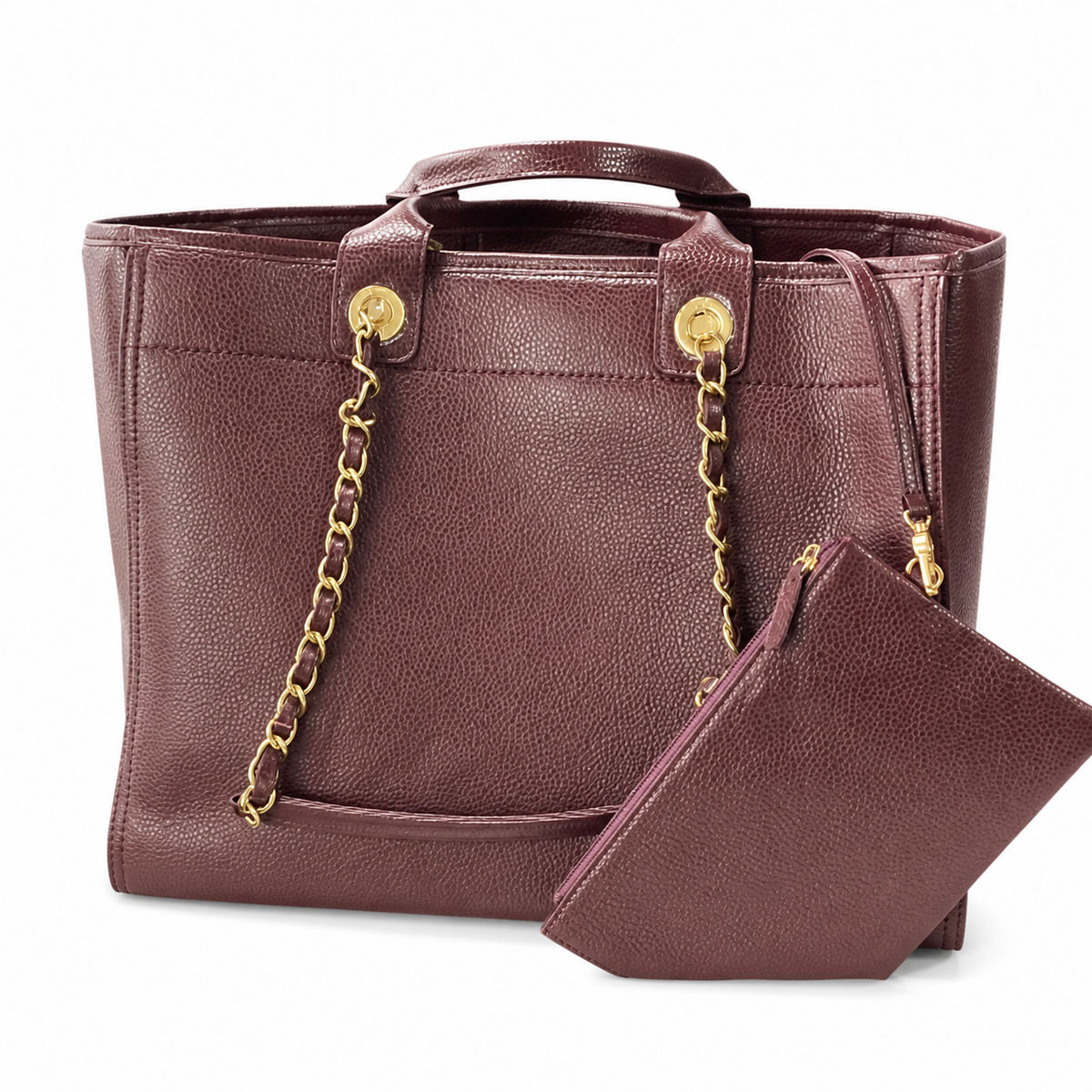 Chanel Classic Quilted Flap Bag | CC Turn-Lock Leather Chain Strap — 30x50cm