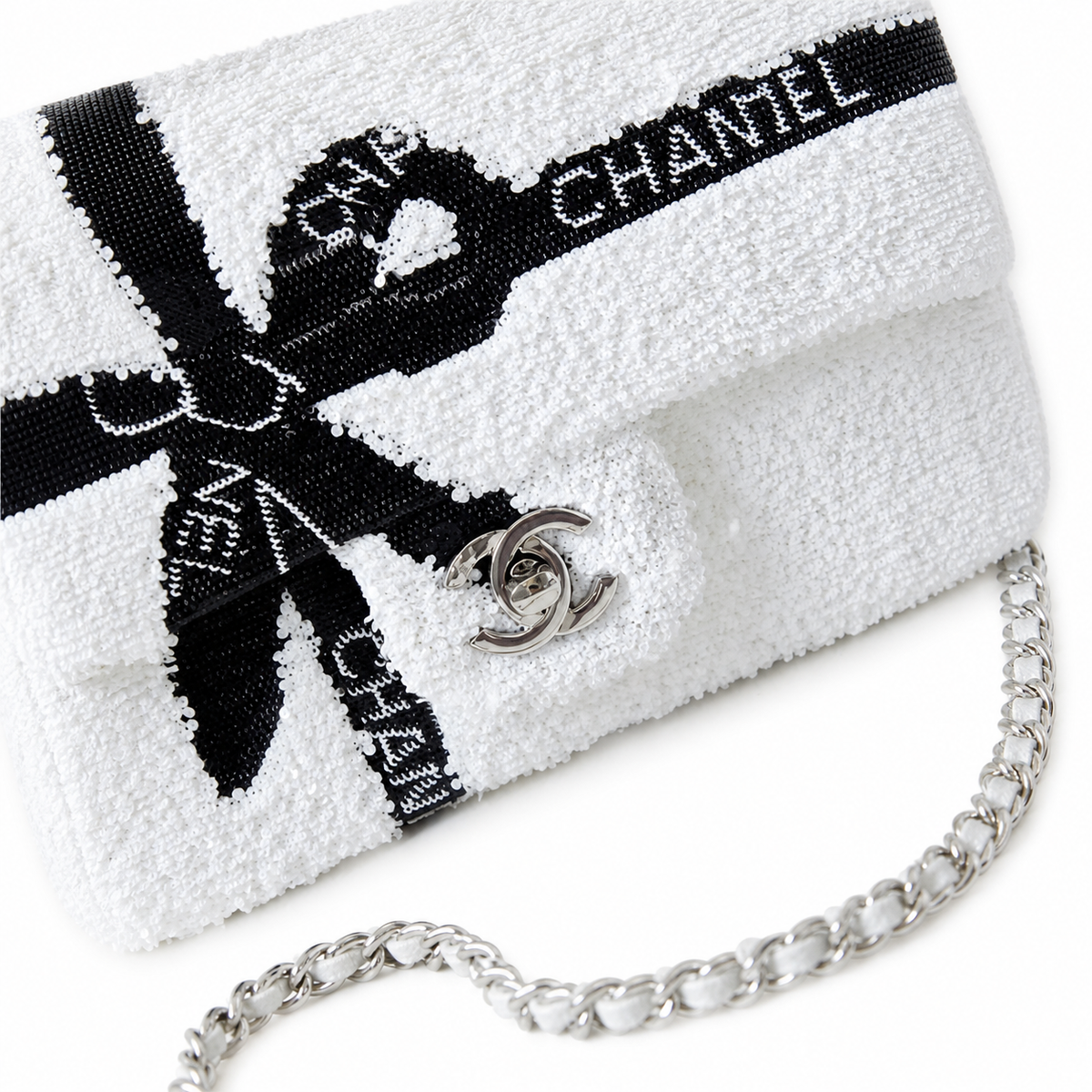 Chanel Classic Quilted Small Flap Bag | CC Turn-Lock Leather Chain Strap — 14cm