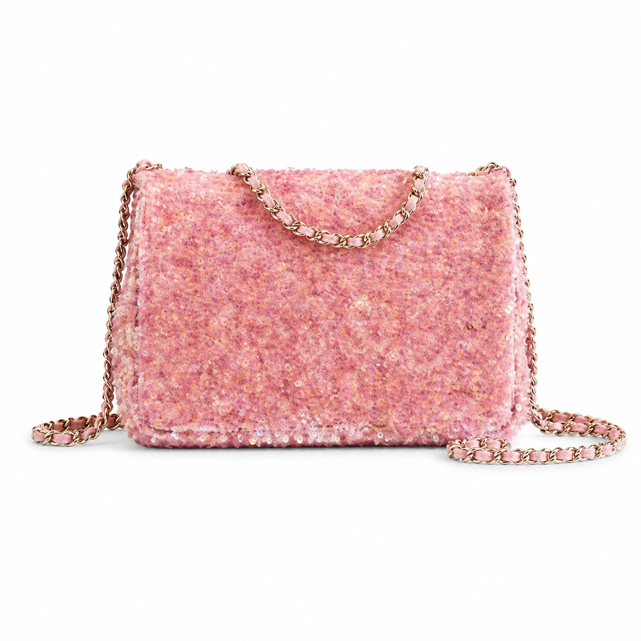 Chanel Quilted CC Rectangular Flap Bag | Gold Chain — 21cm