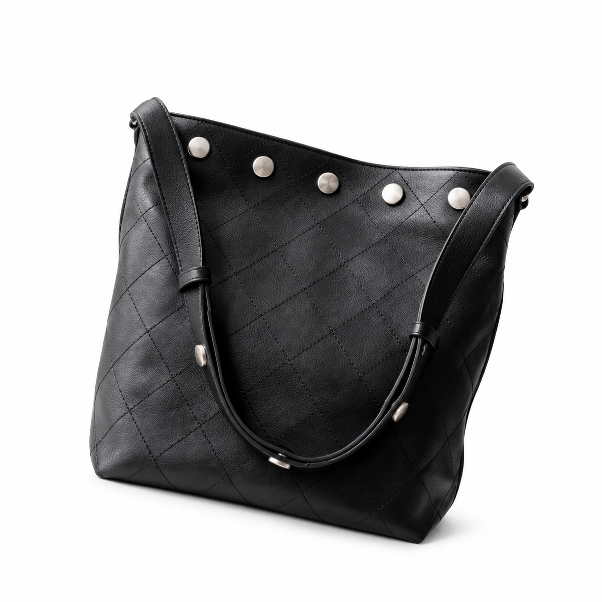 Chanel Quilted Shopper Shoulder Bag 28×31×15cm