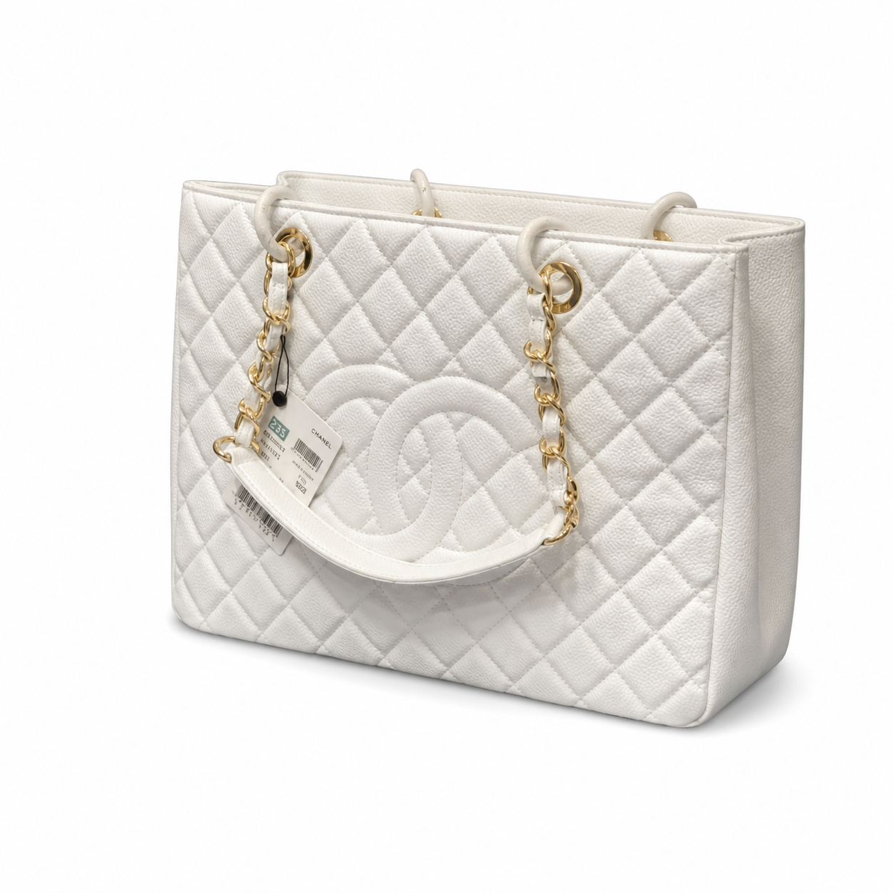 Chanel Classic Quilted Flap Bag | CC Turn-Lock Leather Chain Strap — 24x33cm