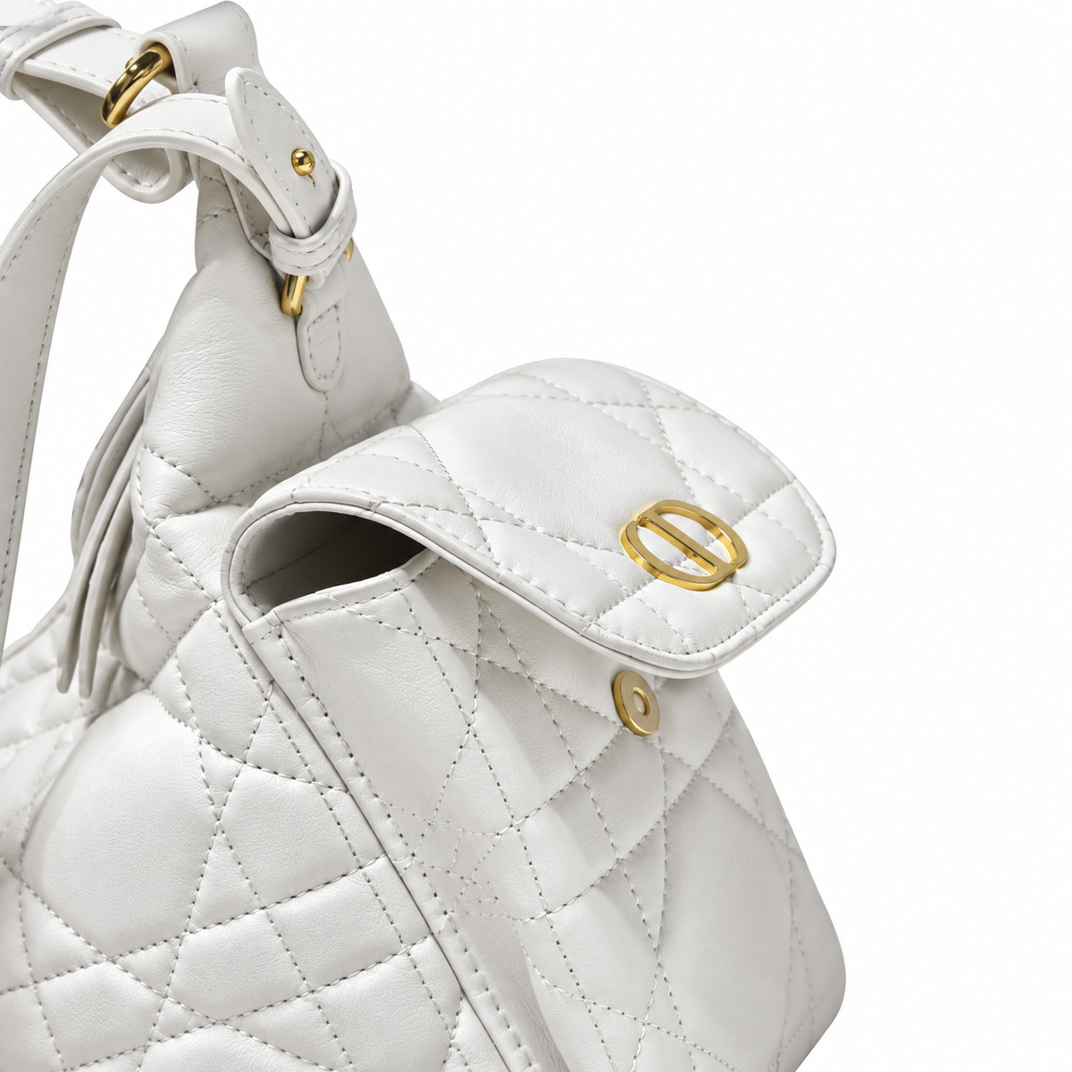 Dior Cannage Quilted Day to Night Flap Bag 28cm