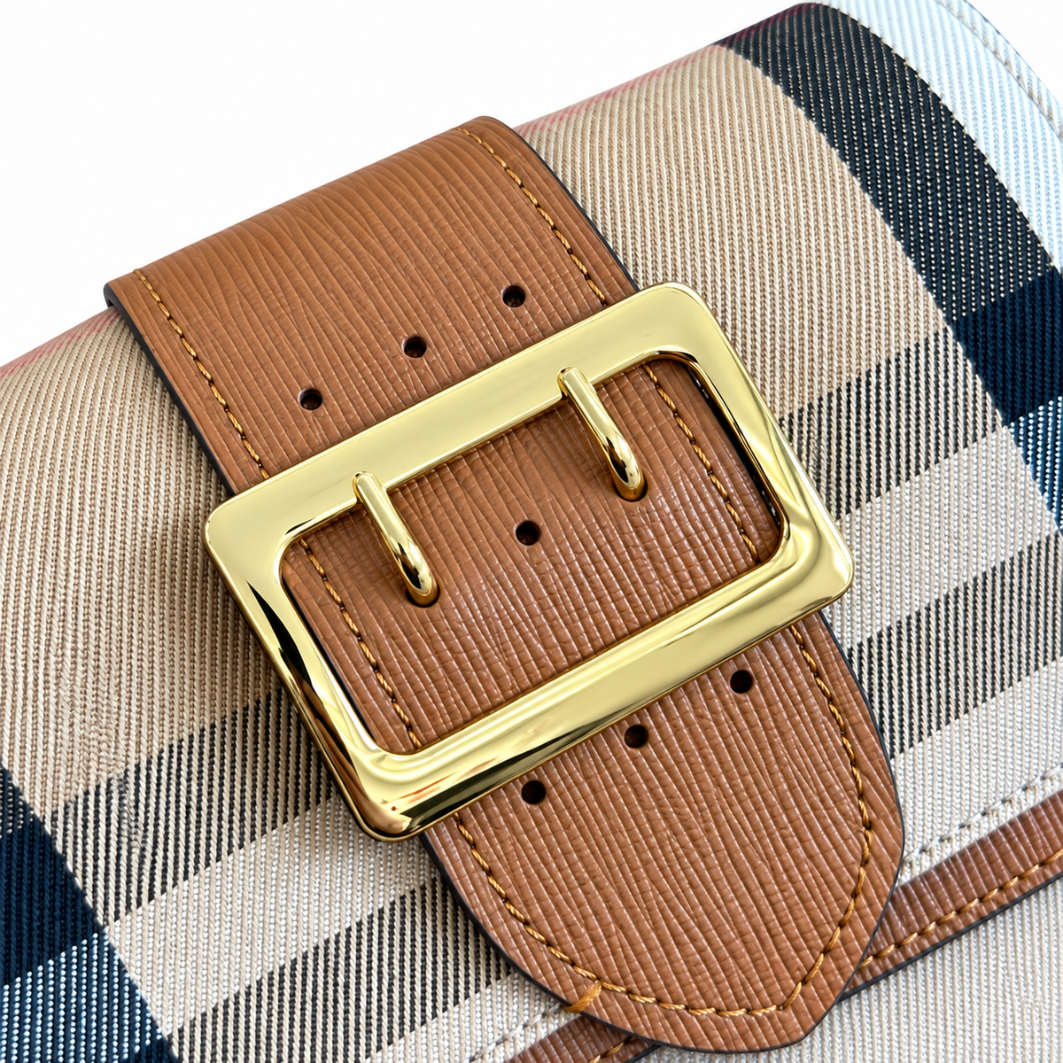 Burberry Heritage Check Mini Crossbody Bag