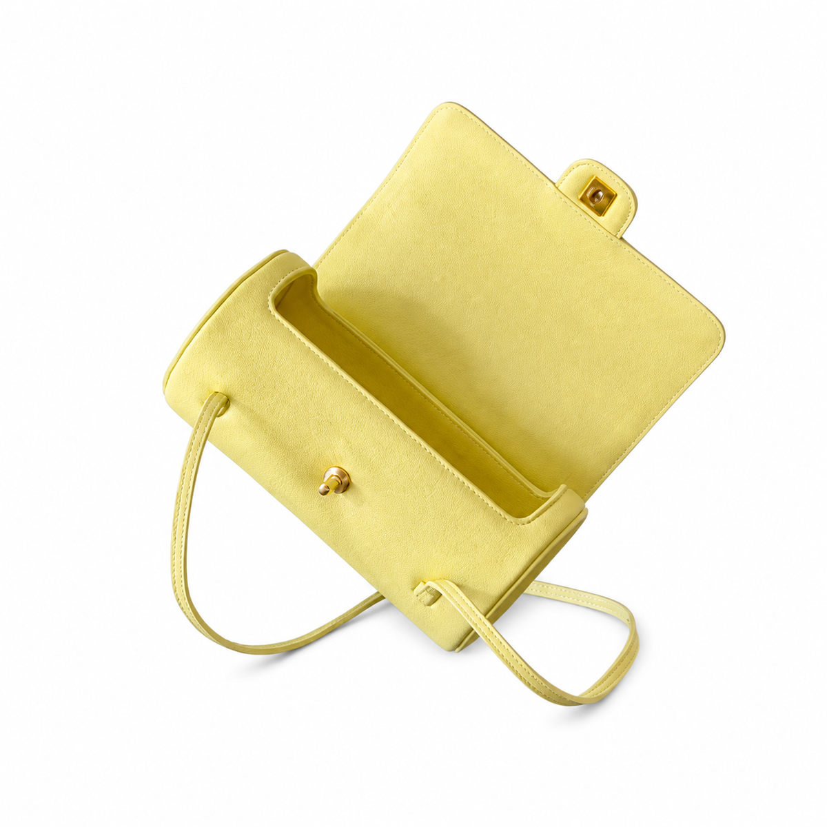 Chanel Lime Yellow Cylindrical Shoulder Bag | Triple Rope Strap — 20cm