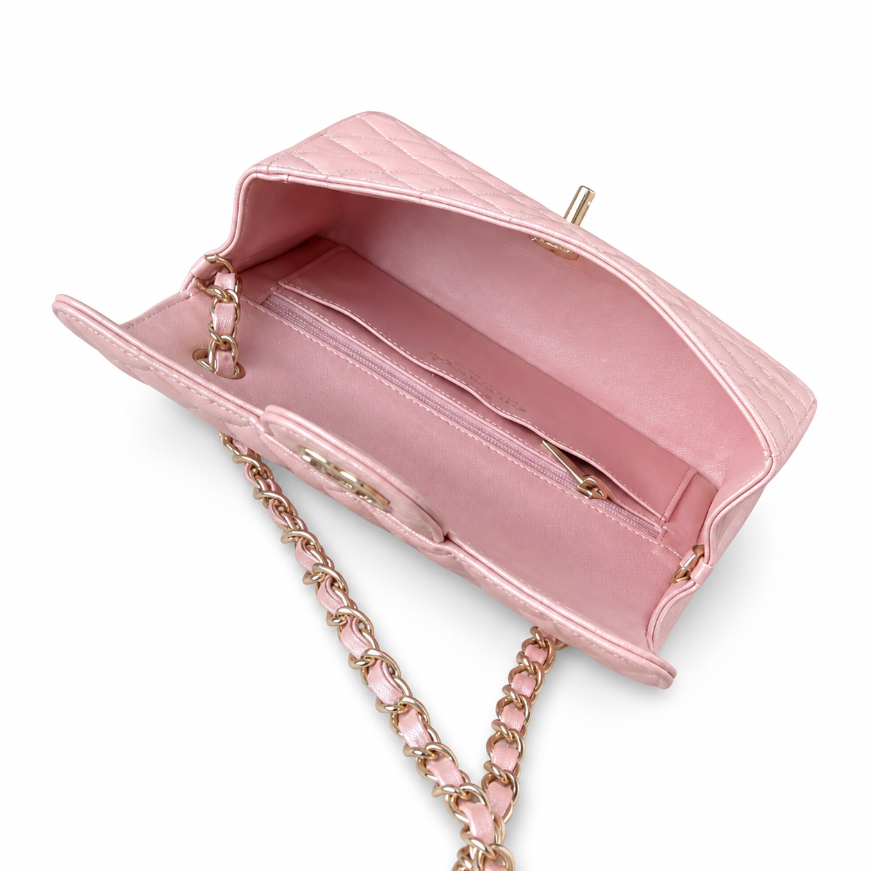 Chanel Classic Quilted Small Flap Bag | CC Hardware & Gold Chain — 20cm