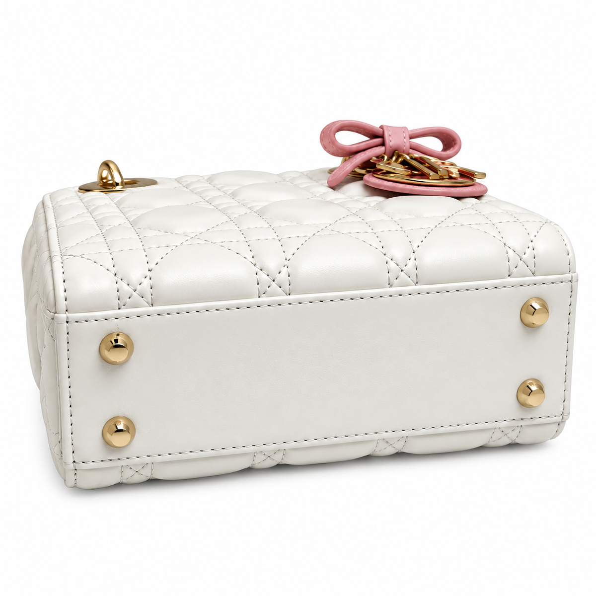 Dior Cannage Quilted Compact Flap Bag