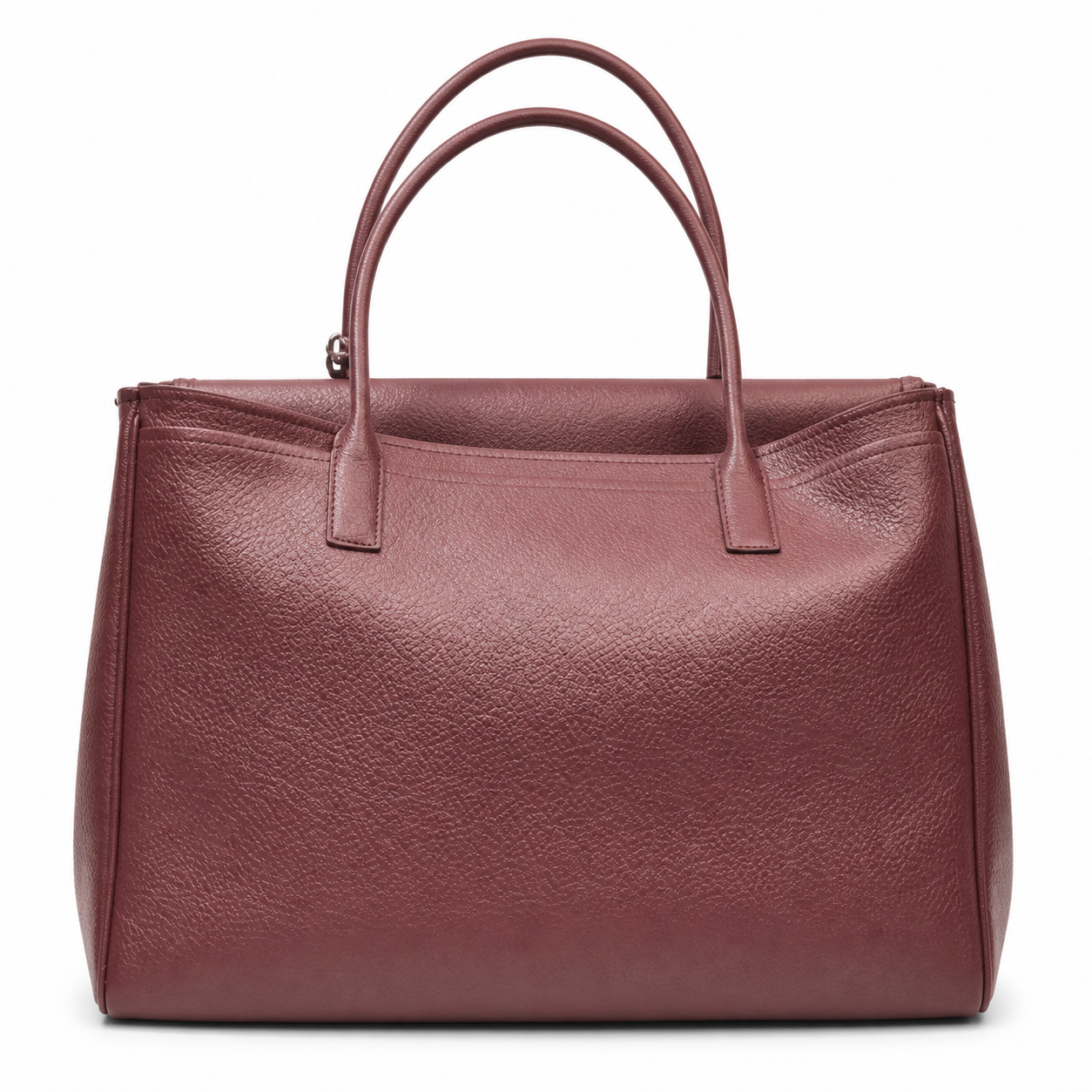 Chanel Large Neo Executive Tote Deep Burgundy Grained Calfskin | Gold CC Turn-Lock — 43cm