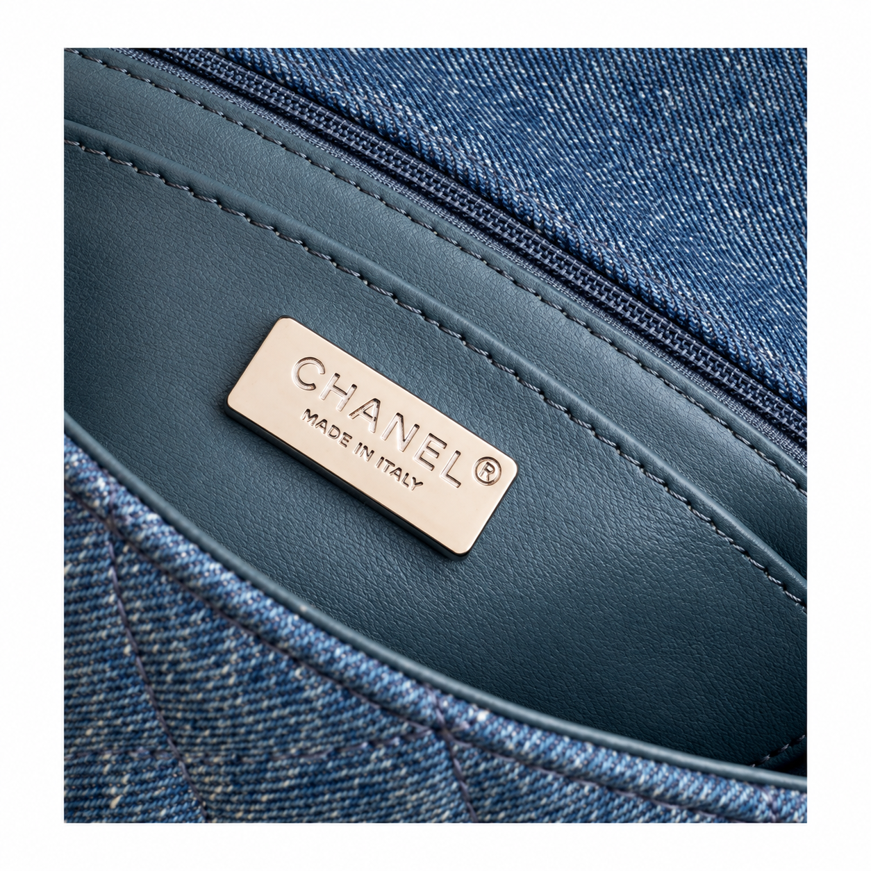 Chanel Classic Small Flap Bag Light Denim 20cm