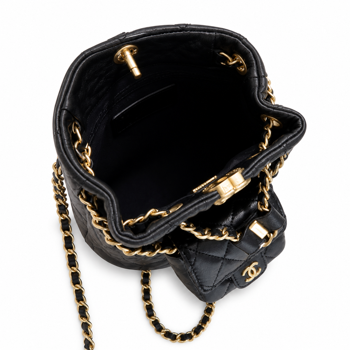 Chanel Classic Quilted Mini Backpack | CC Hardware Chain Detail — 16.5cm