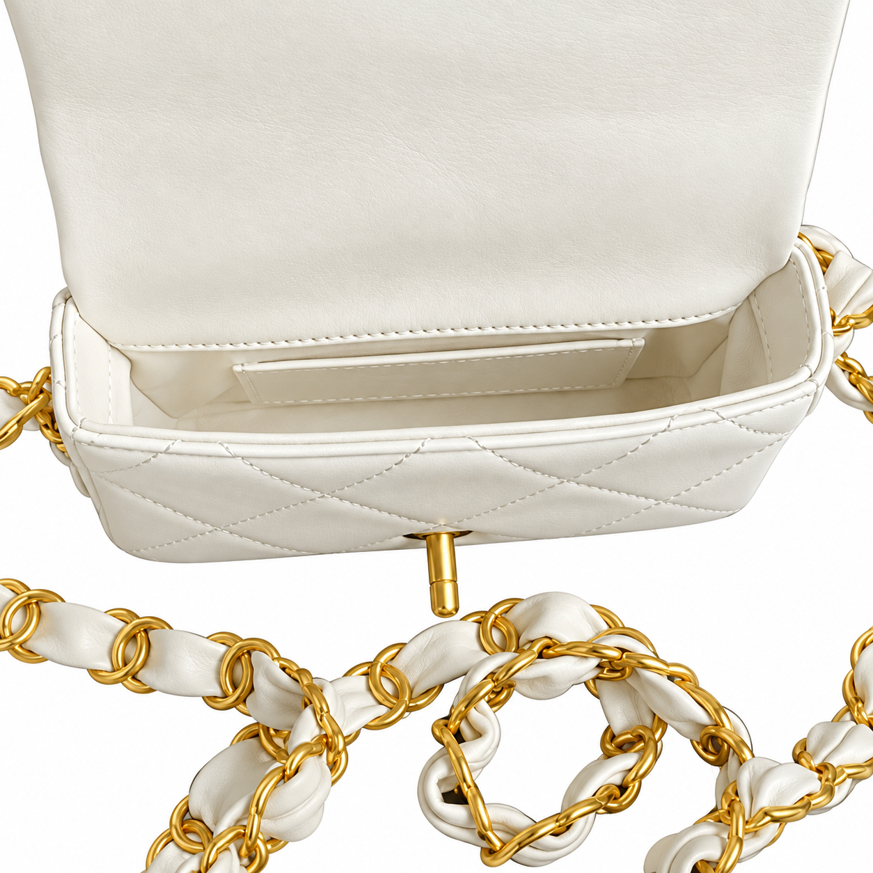 Chanel Quilted CC Mini Flap Bag 12×16×5cm