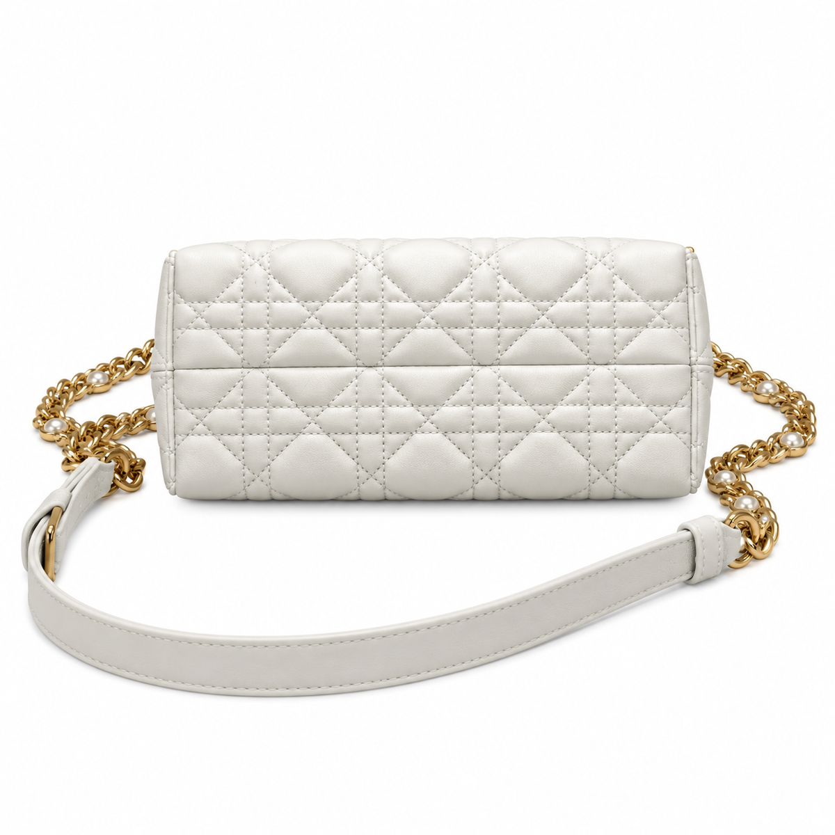 Dior Cannage Quilted Convertible Flap Bag 18.5cm